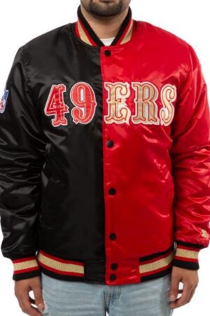 Red and Black San Francisco 49ers Jacket