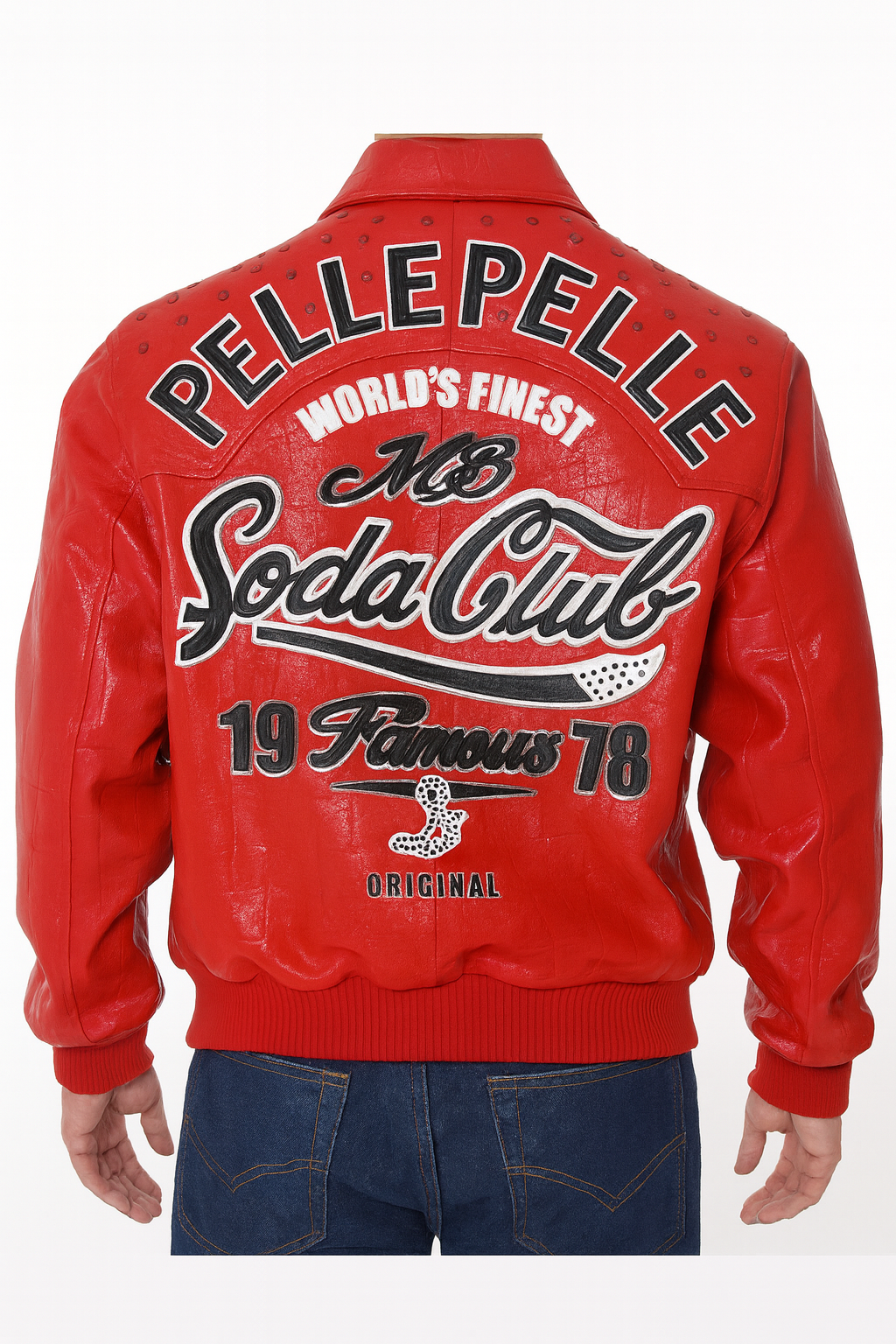 Pelle Pelle Soda Club Red Leather Jacket - Image 2